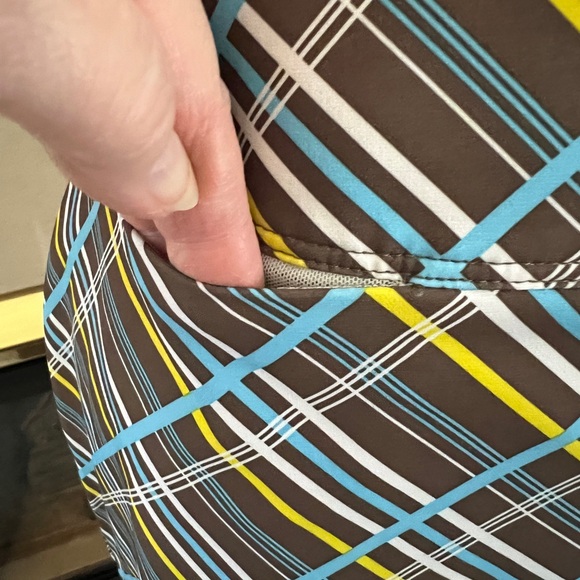 Jofit Signature Plaid‎ Performance Golf Skort Size: 8 - Picture 3 of 16